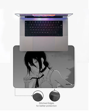 Monochrome Serenity Gaming Desk Mat XL 1