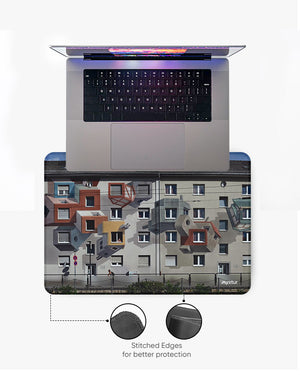 Illusion Blocks Gaming Desk Mat XL 1