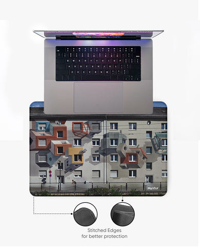 Illusion Blocks Mouse Pad