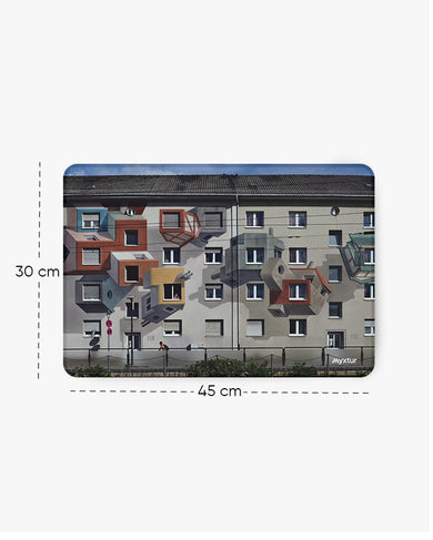 Illusion Blocks Mouse Pad