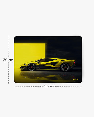 Velocity Yellow Mouse Pad