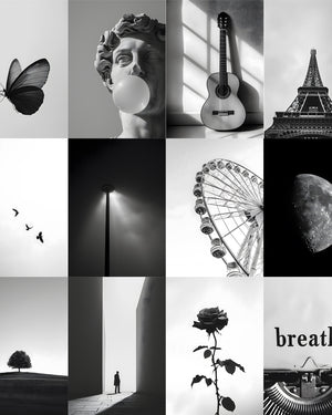 Monochrome Tales [BREATHE] Poster-Collage