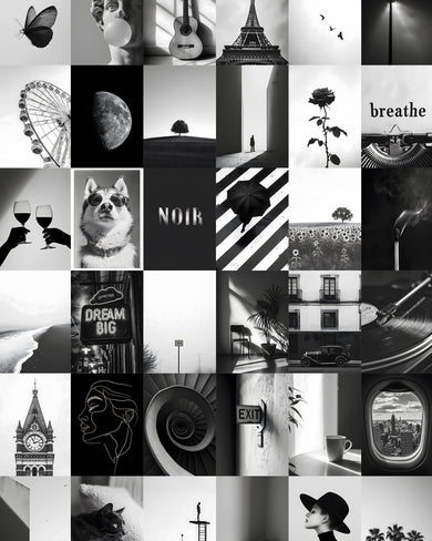 Monochrome Tales [BREATHE] Poster-Collage