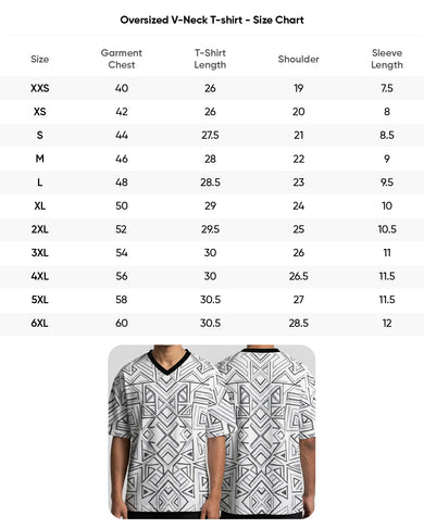 Dragonfire Crimson Jersey | V-Neck Oversized T-Shirt