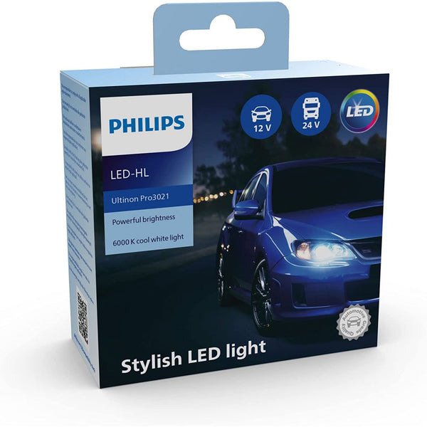 Philips LED H4 Ultinon Pro3021 - 6000K – Myxtur