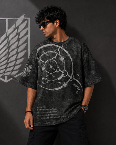 Paradis Blueprint Oversized T-Shirt