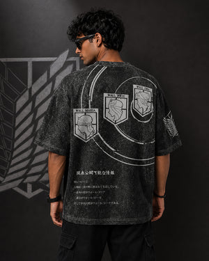 Paradis Blueprint [WDE] Oversized T-Shirt