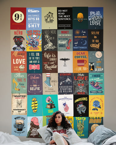 Quirky Quotes Poster Collage