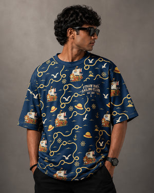 StrawHat Sailing Club [WDE] Oversized T-Shirt