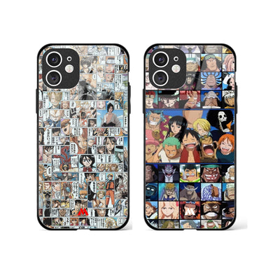 One Piece of Manga Overload Glass Case Phone Cover Combo-(Apple)