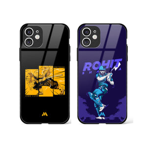 Rohit Sharma and Zenitsu Glass Case Phone Cover Combo-(Apple)