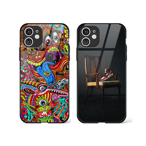 Monster Art for my Sneaker Glass Case Phone Cover Combo (Apple)