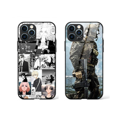 Tokyo Revengers in Combat Gear Glass Case Phone Cover Combo-(Apple)