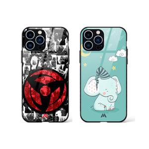 Bed Time for the Sharingan Glass Case Phone Cover Combo-(Apple)