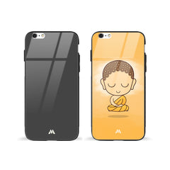 Buddha is Gray in Absentia Glass Case Phone Cover Combo (Apple)