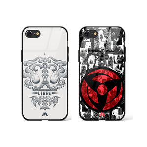 Sharingan for the Libran Glass Case Phone Cover Combo-(Apple)