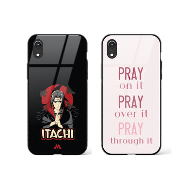 Praying for Itachi Glass Case Phone Cover Combo-(Apple)