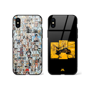 Manga Overloaded Zenitsu Glass Case Phone Cover Combo-(Apple)