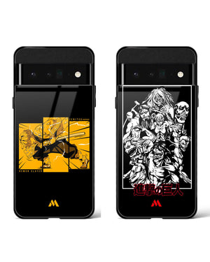Titan Tumult Zenitsu Glass Case Phone Cover Combo-(Google)