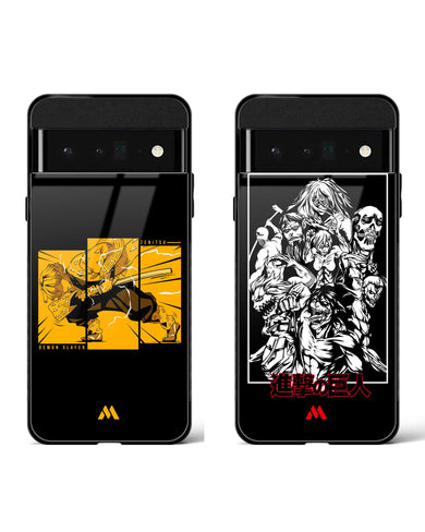 Titan Tumult Zenitsu Glass Case Phone Cover Combo-(Google)