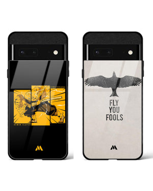 Fly you Fools Zenitsu Glass Case Phone Cover Combo-(Google)