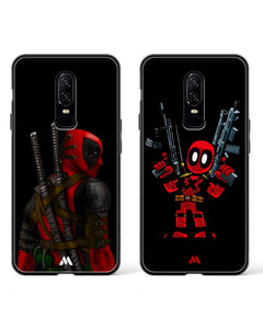 Guns & Deadpool Merc Glass Case Phone Cover Combo (OnePlus)