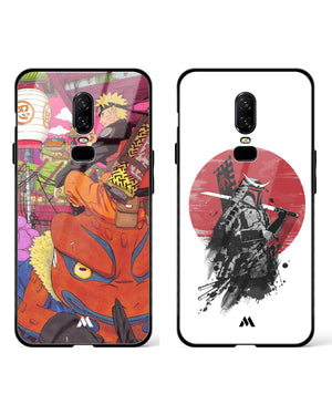 Samurai City Saga Glass Case Phone Cover Combo-(OnePlus)