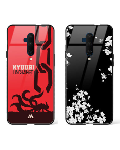 Dahlias for the Kyuubi Glass Case Phone Cover Combo-(OnePlus)