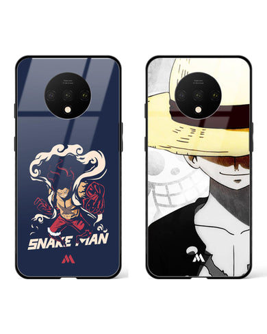 Marble Rage Itachi Glass Case Phone Cover Combo-(OnePlus)