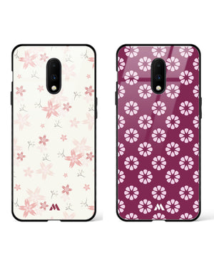 Lilac Blooms and Peculiar Petunias Glass Case Phone Cover Combo-(OnePlus)