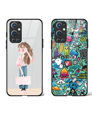 Dang Save the World Glass Case Phone Cover Combo-(OnePlus)