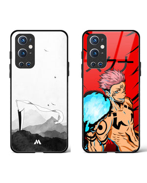 Ryomen Sukuna's Zangetsu Glass Case Phone Cover Combo-(OnePlus)