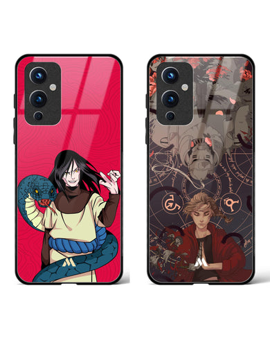 Full Metal Alchemist Orochimaru Glass Case Phone Cover Combo-(OnePlus)