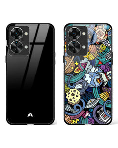 Spacing Out All Night Glass Case Phone Cover Combo (OnePlus)