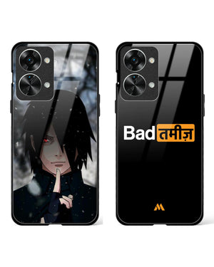 Bad Tameez Uchiha Madara Glass Case Phone Cover Combo-(OnePlus)