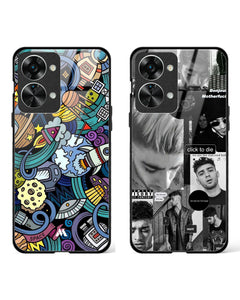 Zayn's Spaced-Out Style Glass Case Phone Cover Combo (OnePlus)