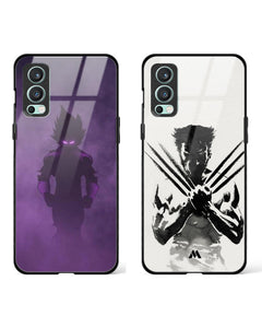 Logan Anime Villain Glass Case Phone Cover Combo (OnePlus)