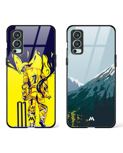 Kashmir Highway to Dhoni Glass Case Phone Cover Combo (OnePlus)