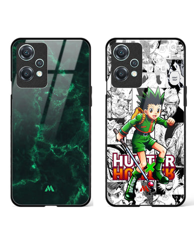 Hunter's Marble Energy Overload Glass Case Phone Cover Combo-(OnePlus)