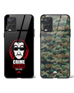 Jungle Gogo Camo Glass Case Phone Cover Combo (Oppo)