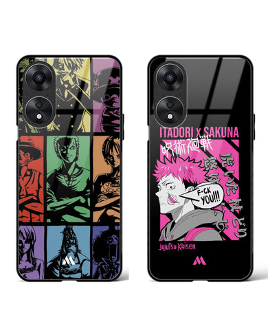 Jujutsu Nakama Fusion Glass Case Phone Cover Combo-(Oppo)