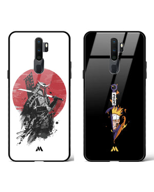 Kunai Samurai City Glass Case Phone Cover Combo-(Oppo)