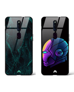 Ironman's Harmony Flare Glass Case Phone Cover Combo (Oppo)