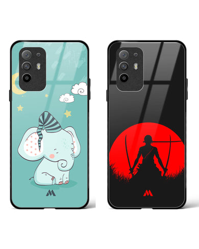 Zoro Serious Bedtime Glass Case Phone Cover Combo-(Oppo)