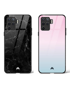 Morning Marquina Sky Glass Case Phone Cover Combo (Oppo)