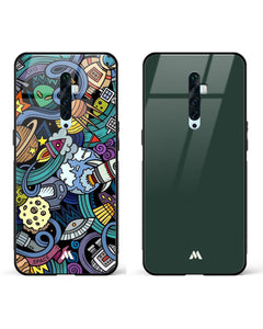 Marquina Midnight Glass Case Phone Cover Combo (Oppo)
