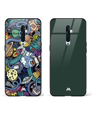 Marquina Midnight Glass Case Phone Cover Combo (Oppo)