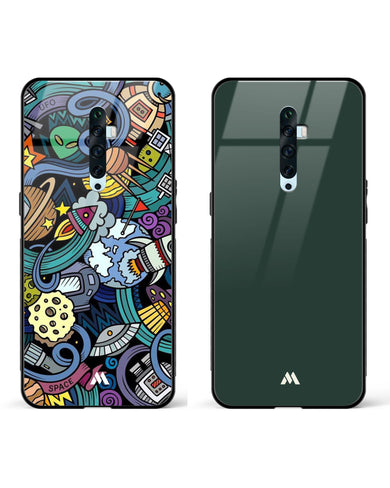 Marquina Midnight Glass Case Phone Cover Combo-(Oppo)