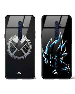 Kakarot SHIELD Glass Case Phone Cover Combo-(Oppo)