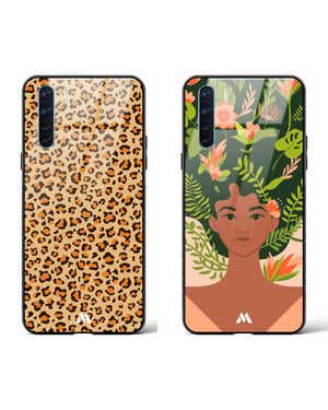 Princess Leopard Grove Glass Case Phone Cover Combo (Oppo)